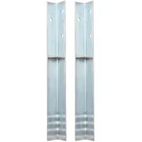 vidaXL Bodenanker L-Form für Spielturm 5 x 5 x 50 cm 2 Stück