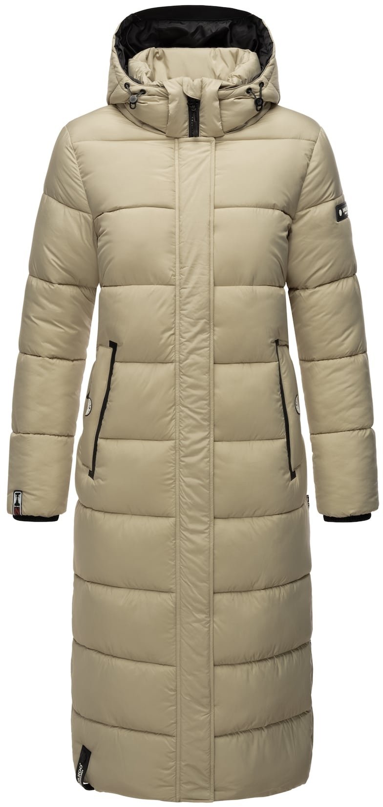 NAVAHOO Damen Steppmantel zeitloser Winterparka mit abnehmbarer Kapuze Isalie