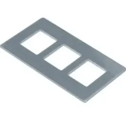 Hager GTVDM013 Montageplatte f. Geräteträger GTVD200/300 Datenmodul 3-fach RJ45 19,3x14,8mm.Montageplatte zur Aufnahme von Daten-, Audio-, Video-,