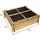 habitat garten Gemüsebeet-quadrat Aroma 100 x 100 x 30 cm Hellbraun
