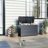 Weide Gartenbox 100 x 64 x 46 cm Grau