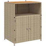 vidaXL Schrank mit Tür 70 x 50 x 87 cm Beige