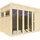 BERTILO Gartenbüro Cubus 3 Office 337 x 234 cm Natur