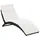 furnicato Klappbare Sonnenliege 200 x 64 x 22 cm Schwarz