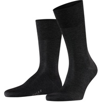 Falke Herren Socken Tiago M SO Fil D'Ecosse Baumwolle einfarbig 1 Paar, Grau (Anthracite Melange 3095) neu - umweltfreundlich, 47-48