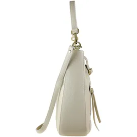 COLLEZIONE ALESSANDRO Summer Schultertasche Leder Beige