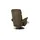 HIMOLLA Sessel 7418 Leder 81 x 111 x 95 cm Braun elektrisch