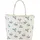 Frida Kahlo Henkeltasche Canvas weiß, natur, türkis ca. 39cm | Gr.: onesize