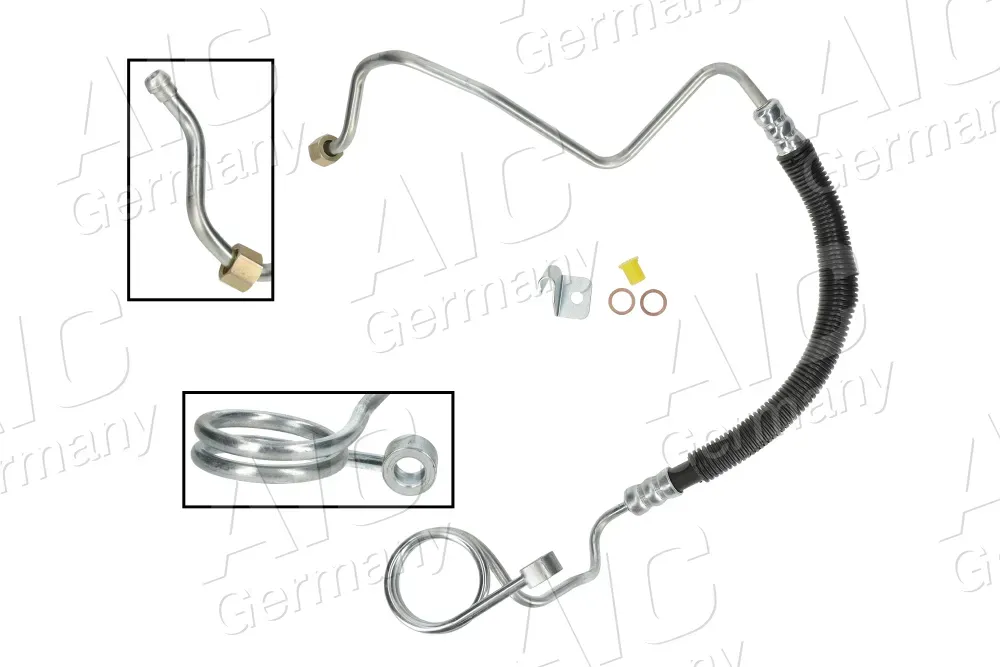 AIC Hydraulikschlauch, Lenkung Premium Quality, Erstausrüsterqualität 58774 von Hydraulikpumpe nach Lenkgetriebe für VAG