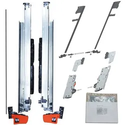 BLUM MOVENTO BLUMOTION S 760H Schubladenschienen, SET m. TIP-ON Funktion und Seitenstabilisierung - 550mm Auszug