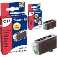 Pelikan C36/C37 kompatibel zu Canon PGI-520BK/CLI-521BK 2x schwarz