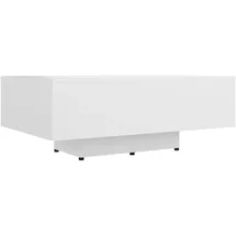 furnicato Moderner Couchtisch Weiß Holzwerkstoff 85 x 55 x 31 cm