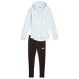 Puma Damen Metallic Tracksuit FL Trainingsanzug, Eisblau, XS