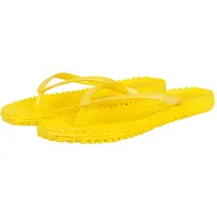Ilse Jacobsen HORNBÆK | Cheerful01 | Damen Flip Flops mit Glitter | Dänische Design | Sommer Strand Zehentrenner | Yellow | 41 EU - 41 EU