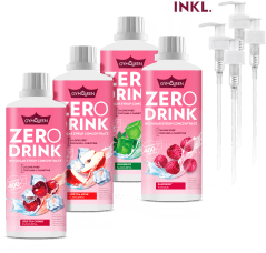 Zero Drink 4er Pack inkl. Dosierspender