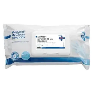 MaiMed Desinfektionstücher MyClean DS OA Flowpack, für Flächen, ohne Alkohol, 20 x 20 cm, 80 Tücher