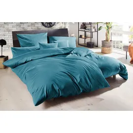 Primera Uni Luxus-Satin Grün 155 x 220 cm + 2 x 80 x 80 cm
