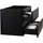 Badplaats Waschbeckenunterschrank Angela 2 Schubladen 80 x 50 x 48 cm Schwarz Matt