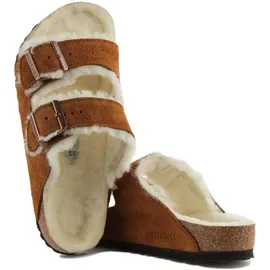 Birkenstock Arizona Lammfell Veloursleder mink 36