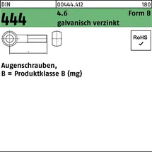 F. REYHER Nchfg. GmbH & Co. KG Augenschraube DIN 444 Form B BM 20 x 140 4.6 galvanisch verzinkt 10 Stück
