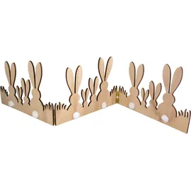 Riffelmacher Hasendeko zum Ausklappen für Fensterbrett 80 x 17 cm