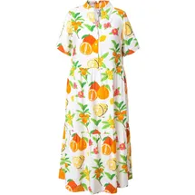Ulla Popken Maxikleid A-Linie Weiß 42/44
