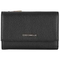 Coccinelle Metallic Soft Wallet E2MW5116601 noir