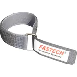 FASTECH® F101-20-220M-FT Klettband mit Gurt Haft- und Flauschteil (L x B) 220mm x 20mm Grau