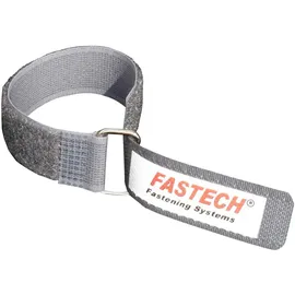 FASTECH® F101-20-220M-FT Klettband mit Gurt Haft- und Flauschteil (L x B) 220mm x 20mm Grau