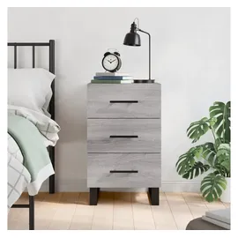 vidaXL Nachttisch Grau Sonoma 40x40x66 cm Holzwerkstoff