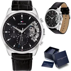 Tommy Hilfiger Baker Leder 44 mm 1710449
