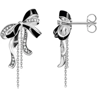 Thomas Sabo Ohrhänger Lovely Romance schwarz-silber-weiß 62544622-0
