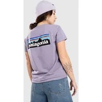 Patagonia P-6 Logo Responsibili T-Shirt concrete purple Gr. XS