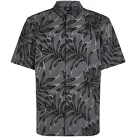 O'Neill Print Kurzarmhemd - black dipped leaves - L