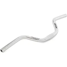Boninbike Alu City Bike Lenker Silber 580mm Rise 100mm 25.4mm