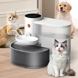 Katzenbrunnen, Katzenbrunnen kabellos, Katzenbrunnen Trinkbrunnen für Katze, Intelligenter GießWasserspender, Trinkbrunnen FüR Katze Kabellos, Haustier Automatischer Wasserspender