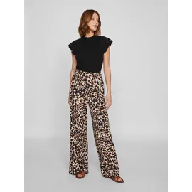 VILA Vileoa RW Wide Pants Schlupfhose Schwarz XL
