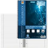 Stylex Collegeblock Spirale DIN A4 liniert