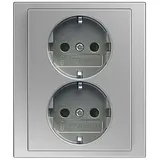 Busch-Jaeger Doppelsteckdose 202 EUJB-866 Weiß 2 St.