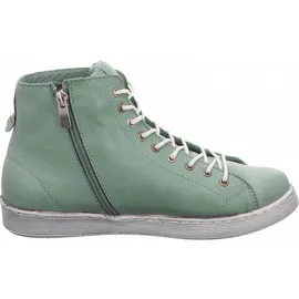 Andrea Conti Damen High Top Sneaker, Peppermint, 37 EU