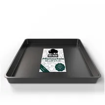 BigDean Pflanzschale groß 60 x 60 x 7 cm Schwarz
