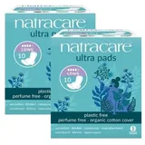 Natracare ultra Damenbinden 'lang' mit Flügel Duo 2x10 St