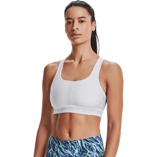 Under Armour Armour Mid Crossback Sport-BH Damen 100 white/white/halo gray M