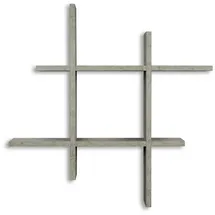 levandeo Wandregal 75 x 75 cm Beton-Optik