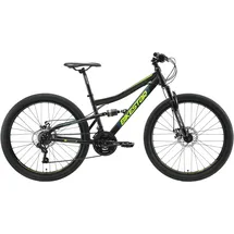 Bikestar Fully Mountainbike 26 Zoll RH 38 cm schwarz