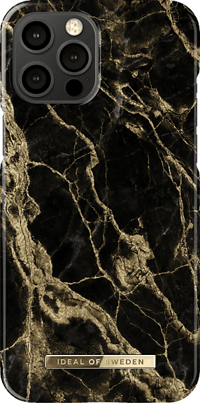 IDEAL OF SWEDEN Fashion Case, Backcover, Apple, iPhone 12 Pro Max, Golden Smoke Marble