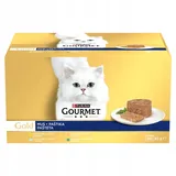 PURINA GOURMET GOLD Mousse, Geschmacksmischung, 48 x 85 g