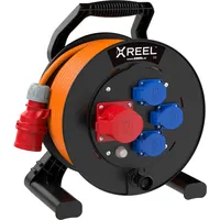 PCE Kabeltrommel XREEL® 310 / H07BQ-F 5G2,5 - schwarz