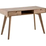 FineBuy Schreibtisch FineBuy Bürotisch Eiche 120 cm Computertisch Tisch mit Schubladen