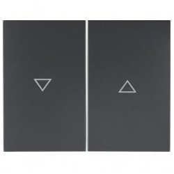 Berker Wippen mit Aufdruck Symbol Pfeil  (anthrazit)